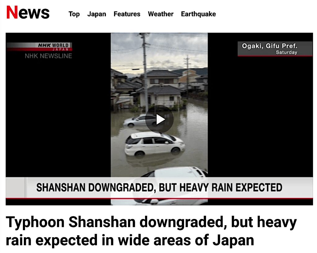 Heavy Rainfall in Japan: New&nbsp;Challenges