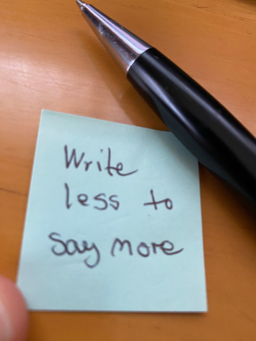 Less words more&nbsp;meaning