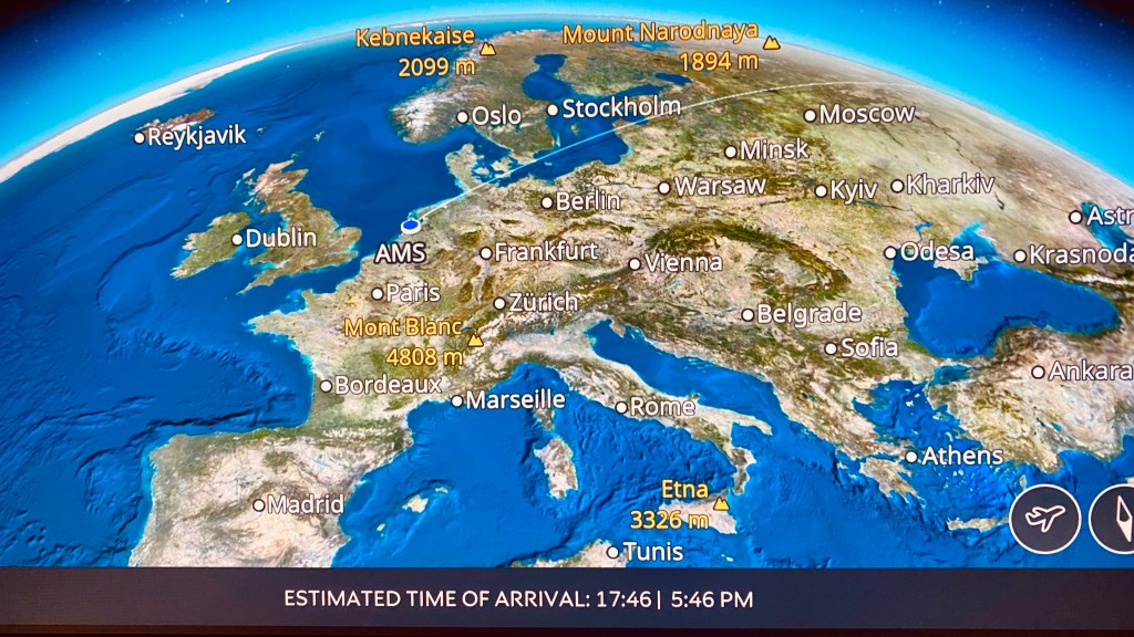 In the Air to Amsterdam: Good WiFi, Good Meals, and One Odd Airport&nbsp;Moment